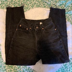 Women’s Vintage Black Levi Jeans
